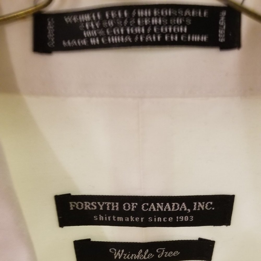 Forsyth of Canada Med White Dress Shirt